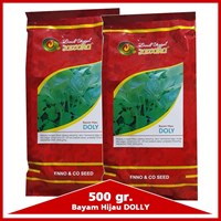 Benih bayam hijau DOLLY 500 gr.