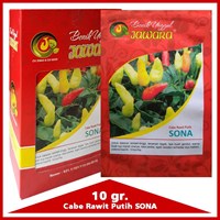 Benih cabe rawit putih SONA 10 gr.