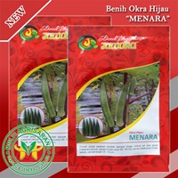 Benih bibit Okra hijau MENARA 